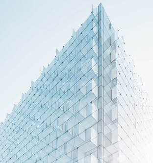Glass building